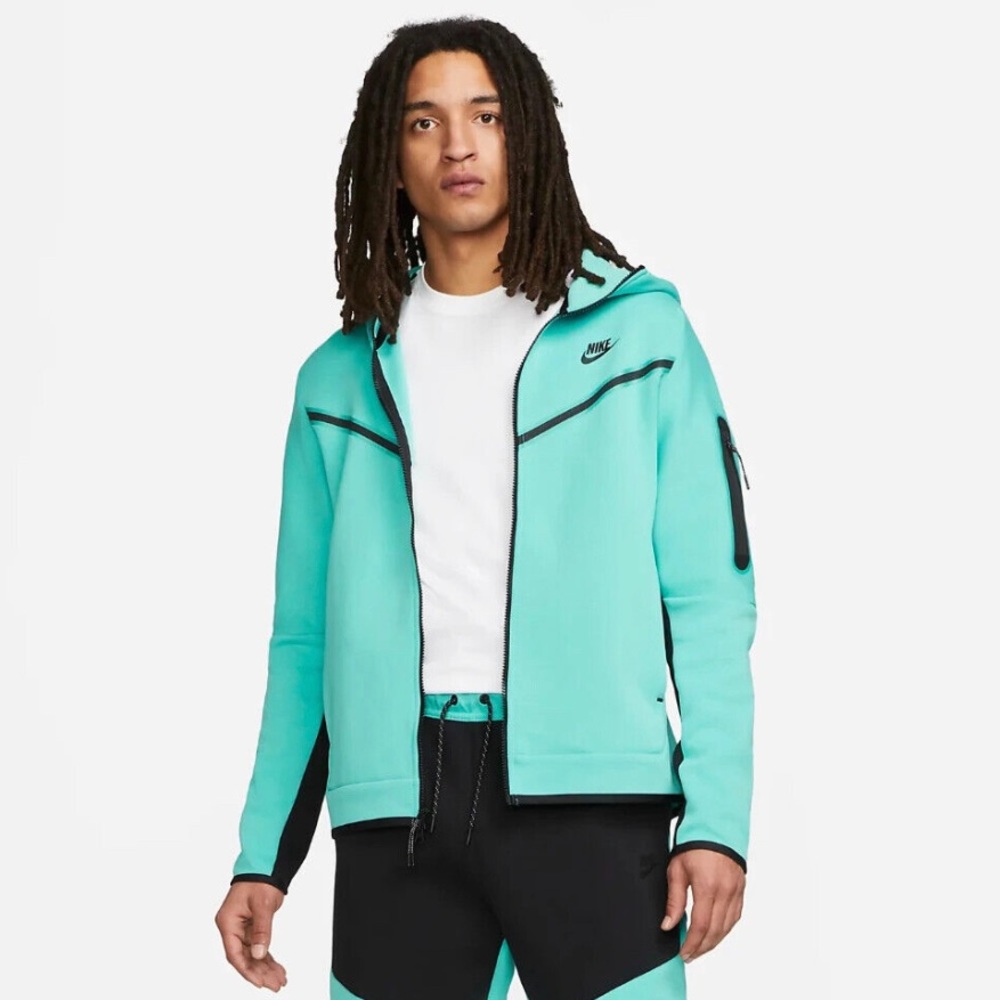 Nike Tech Fleece Hoodie - Teal/Black